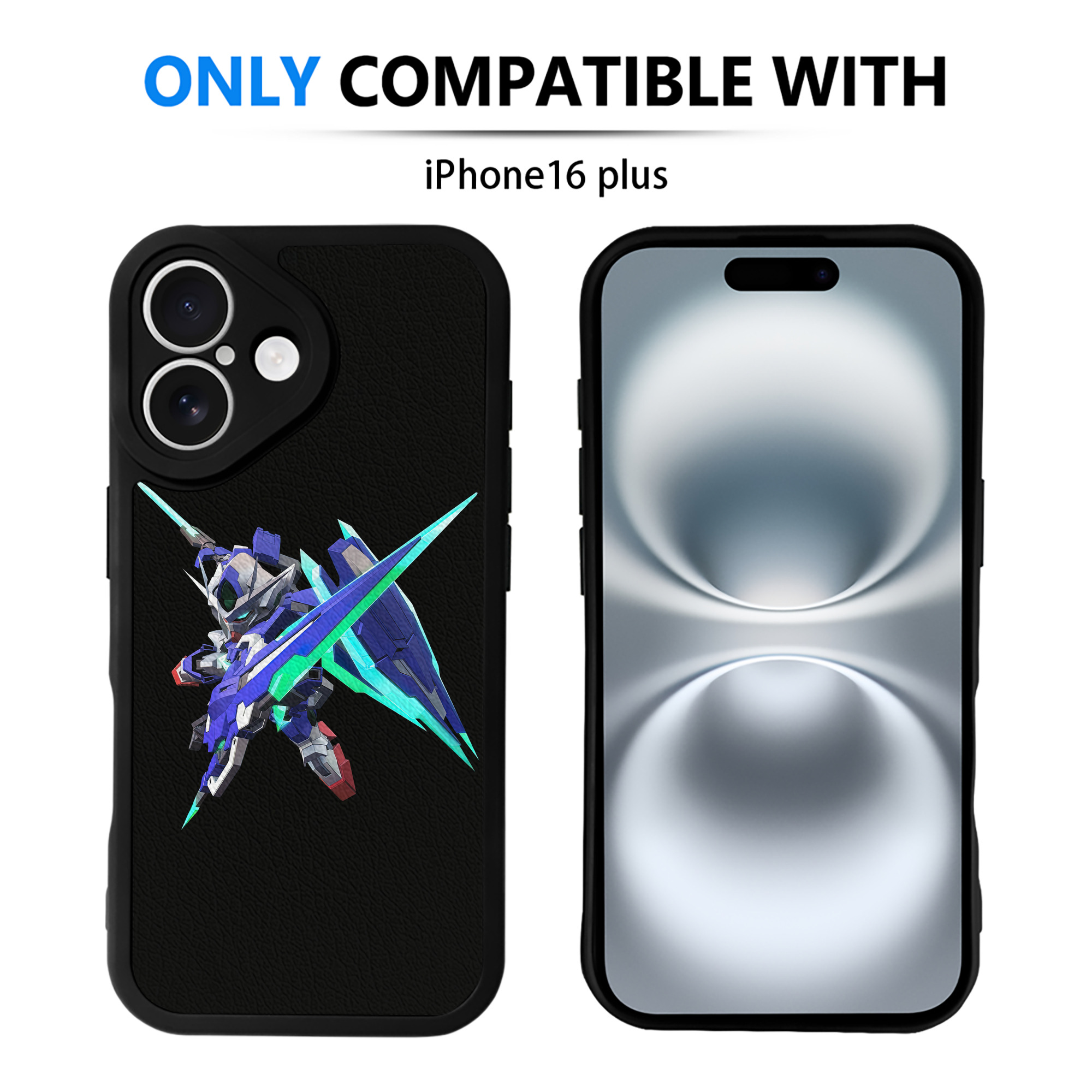 （画像用） 機動戦士ガンダム Mobile Suit Gundam 【iPhone 16シリーズ対応】シリコンスマホケース（レザー調） 材質：シリコン
